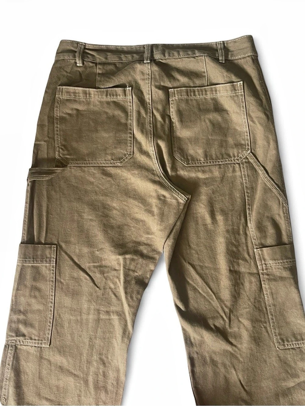 H&M Cargo Pants Olive Camo Green | SIZE 14 PLUS SIZE